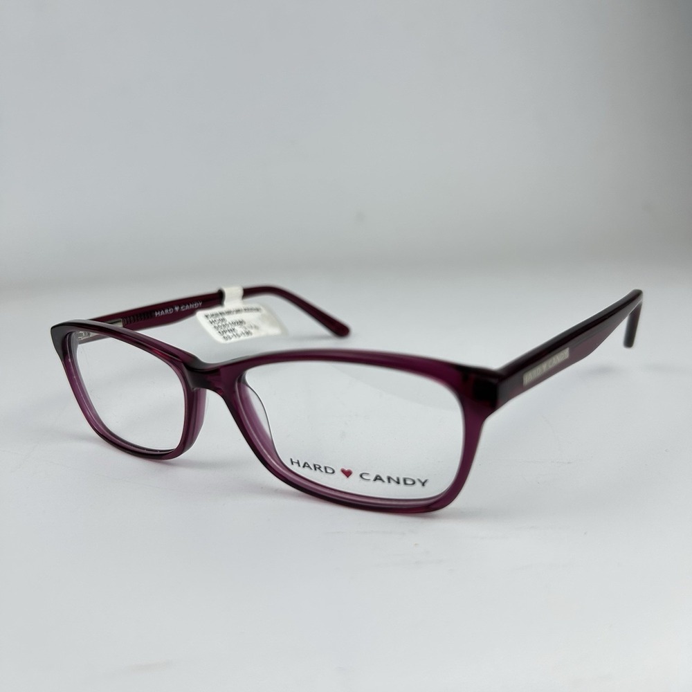 Hard Candy Women's HC08 Dark Pink Eyeglass Frame 53-15-135 mm